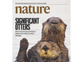 Otters on magazine cover