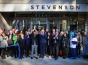 Group participates in official ribbon cutting of Stevenson Hall