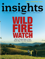 Cover of Fall/Winter 2019 issue of Insights magazine, featuring the story "Wild Fire Watch"