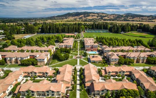 Campus aerial view