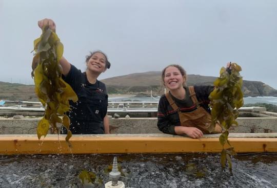 (l-r) Julieta Gomez and Rachael Karm. Photo by Abbey Dias