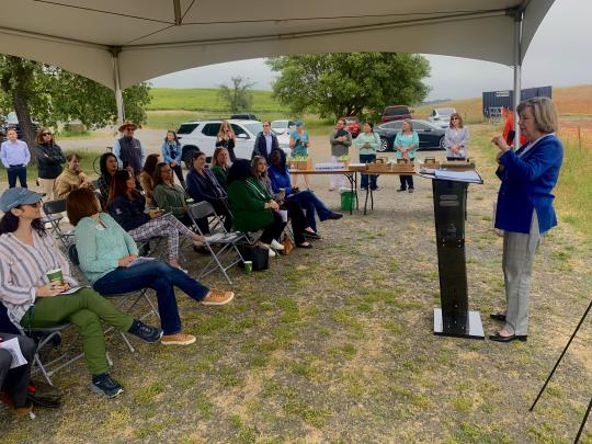 Trail groundbreaking