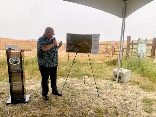 Trail groundbreaking