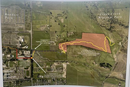 Trail groundbreaking