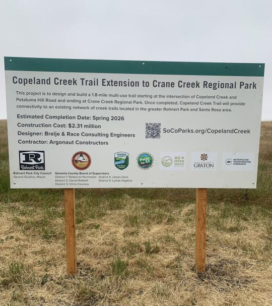 Trail groundbreaking