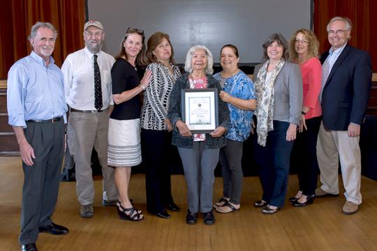 Group from Sonoma State University and others receiving award