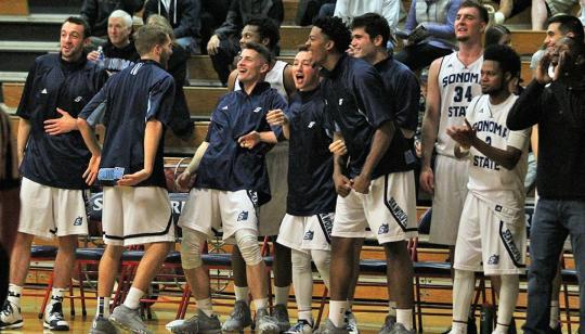 Seawolves celebrating win