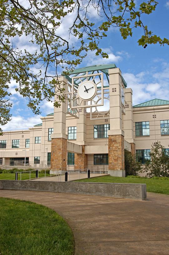 clock tower at sonoma state