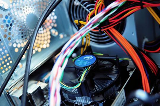 inside of a computer