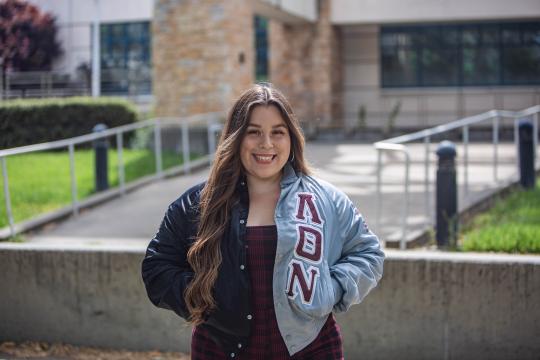 SSU Senior Serina Cabrera is being recognized as the Trustee Emeritus Murray L. Galinson Scholar for her extraordinary public service.