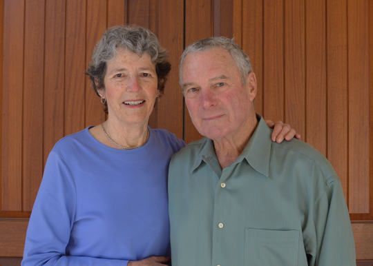 Anne Benedetti, left, Dan Benedetti, right