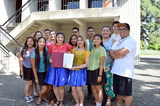 FAASSU receiving proclamation 