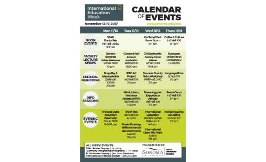 international education week poster 2017