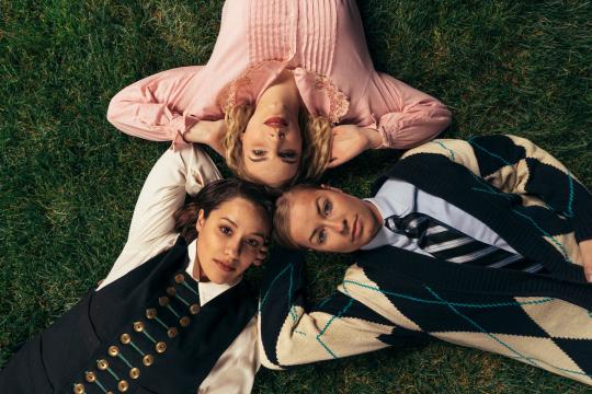 SSU Students (clockwise from top) Vivian Knee, Kimberly Colisch and Katherine Drysdale perform in William Shakespeare’s comedy “Twelfth Night” March 14 to March 31 at Sonoma State University in Rohnert Park. Photo by James Wirth.