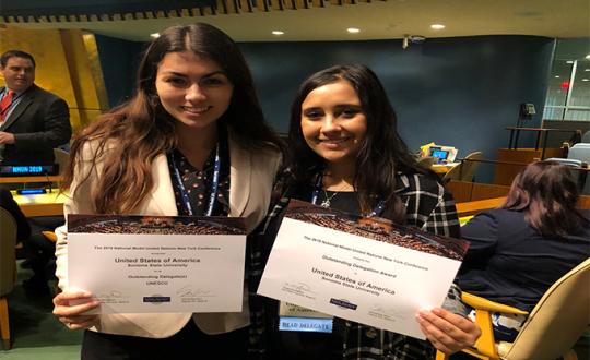 Sonoma State Model United Nations at National Model United Nations Conference