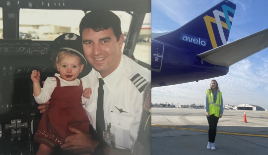 Aviation has always been a part of Molly Oates' life