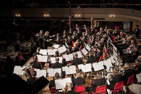 The United States Navy Band comes to the Green Music Center Feb. 21.