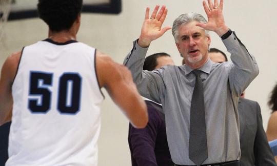coach high fives player