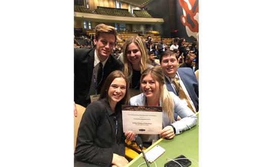 Sonoma State Model United Nations at National Model United Nations Conference