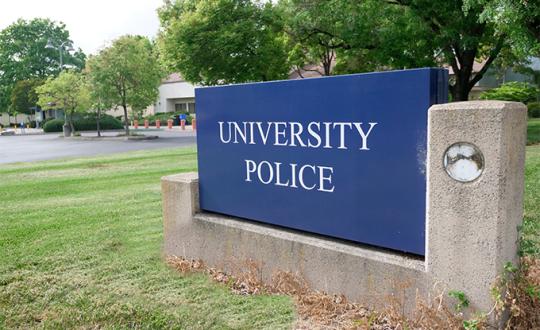 Sonoma State Police sign