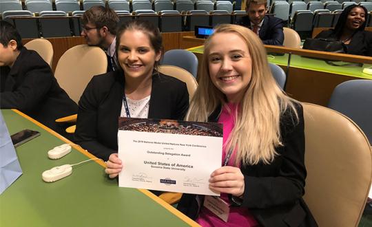 Sonoma State Model United Nations at National Model United Nations Conference
