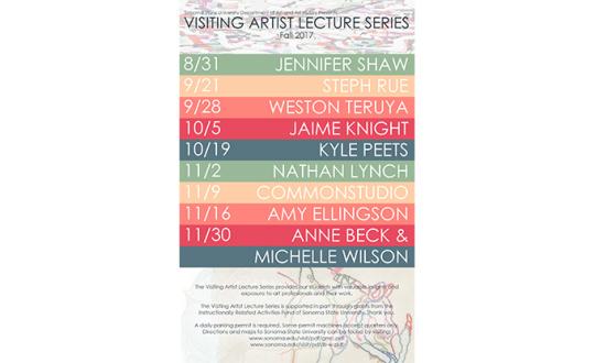 visiting artist series poster