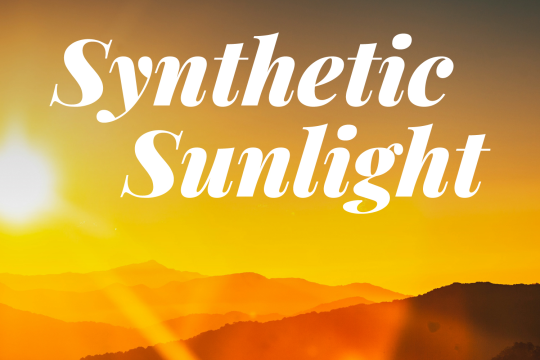 Event Poster for the Synthetic Sunlight Performance