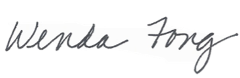Wenda Fong's Signature
